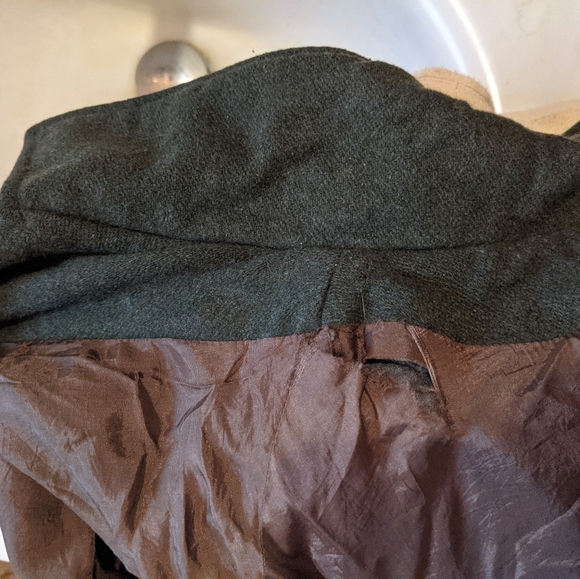 SOLD ✅ Gap Size L Wool Coat Green - Picture 9 of 9